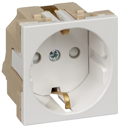 Розетка с заземлением без рамки Schneider Electric Altira 1-м 16А белый картинка